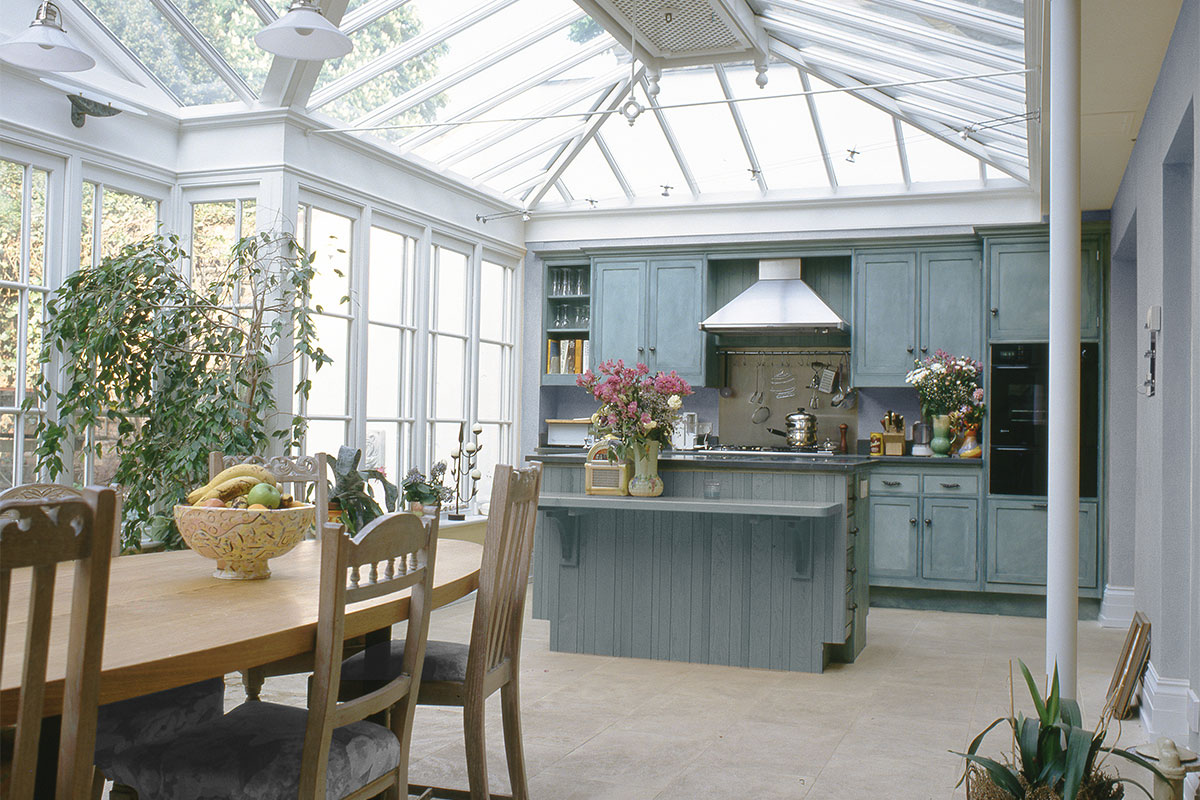 Kitchen and dining conservatory