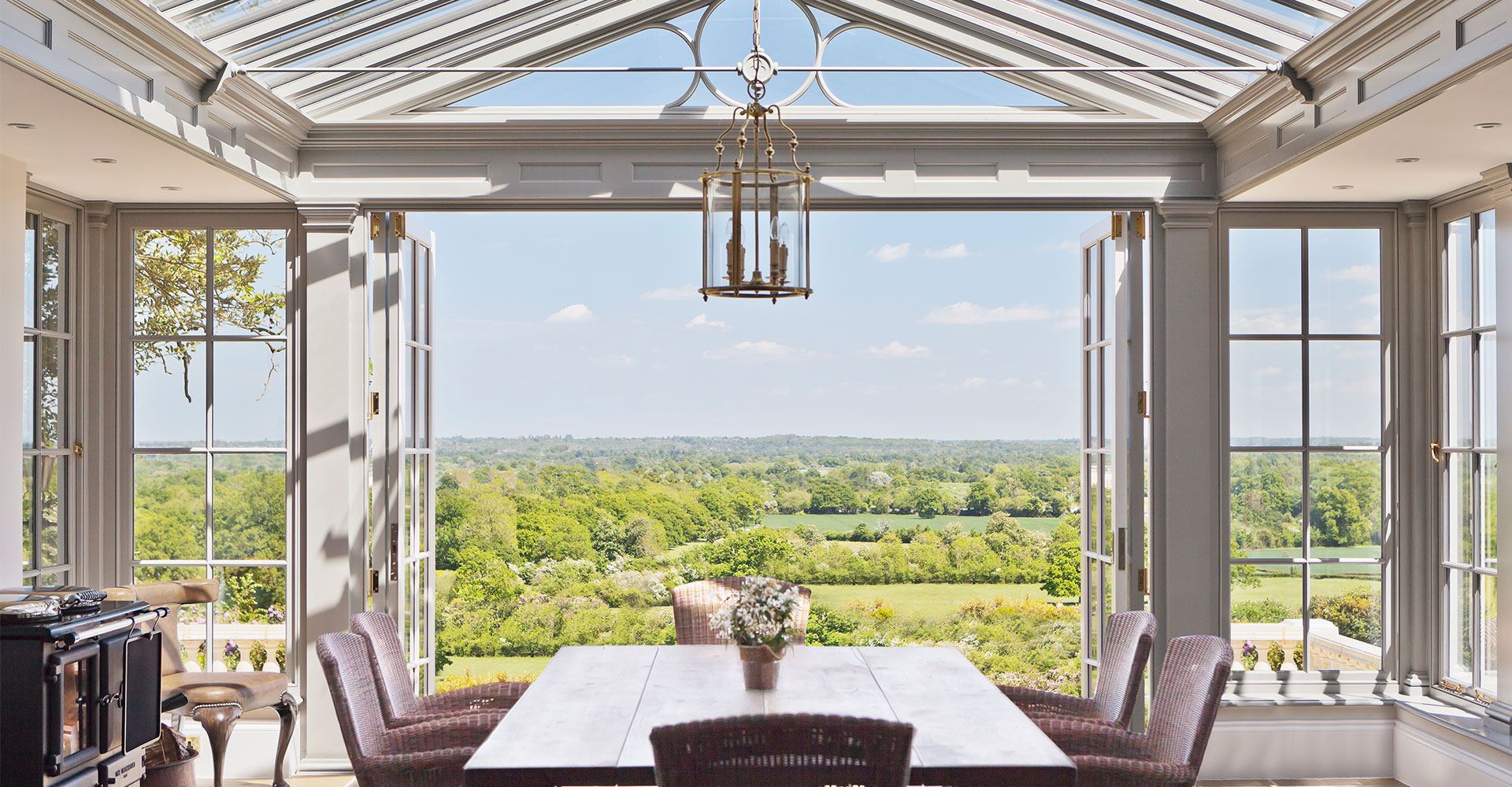 Orangery with a spectacular view