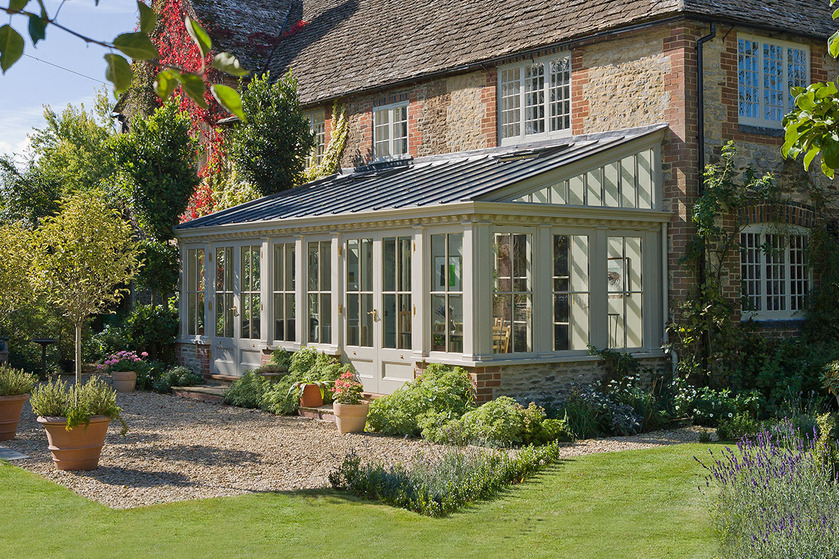 Inspirational lean to conservatory