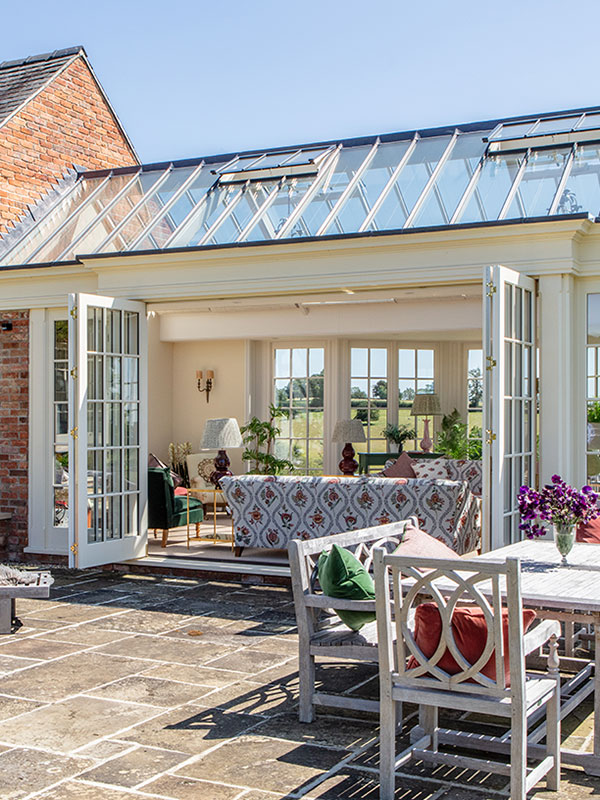 patio outside sunroom