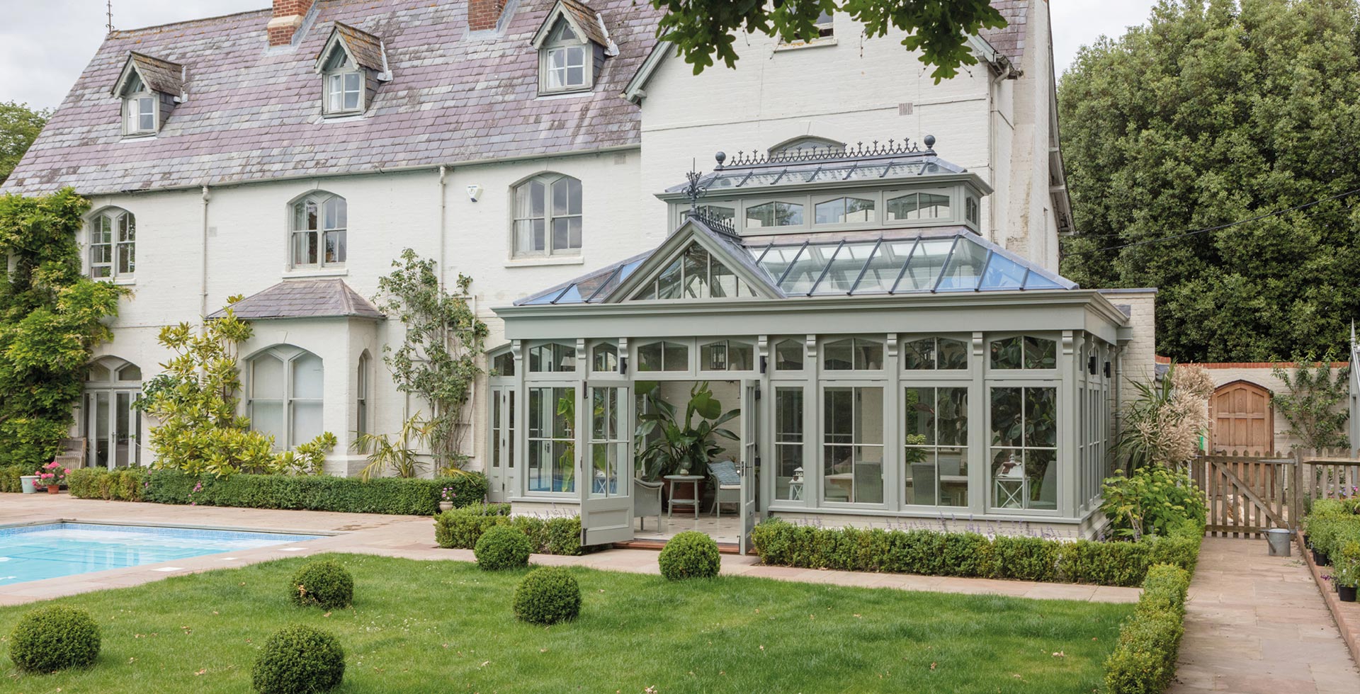 Traditional garden room for a Victorian Rectory