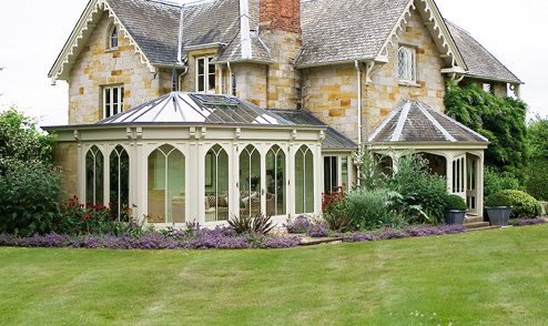 Elegant victorian orangery