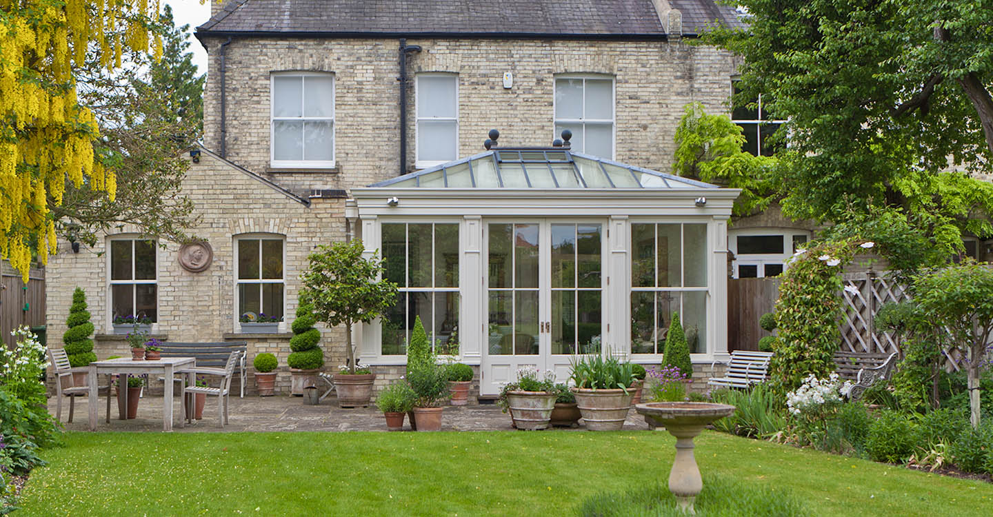 Garden room extension example