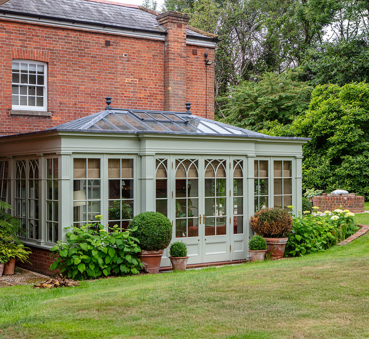 Example of a orangery extension